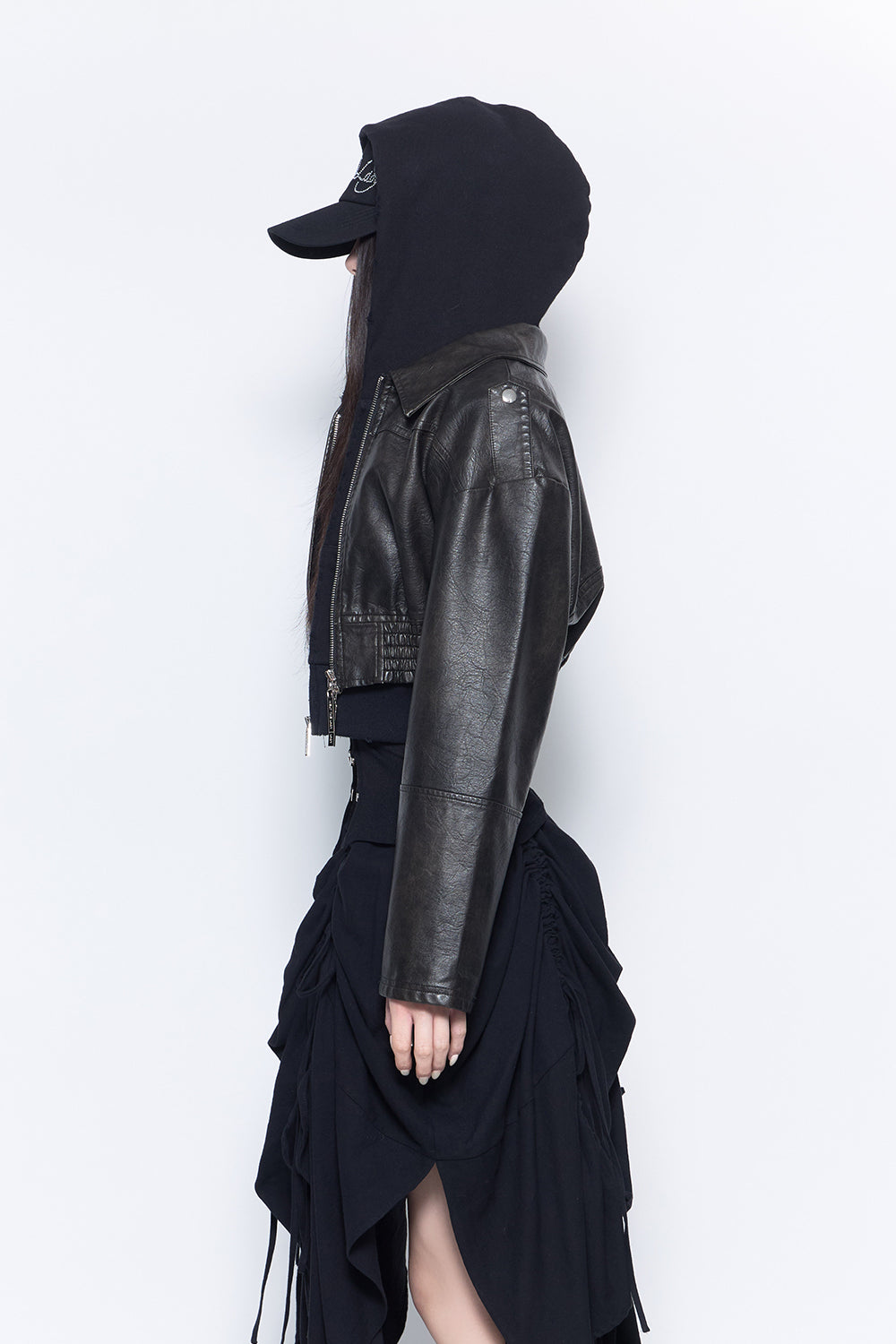 fake leather jacket
