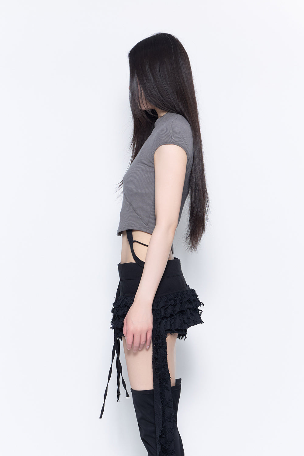 loop layered rib tops