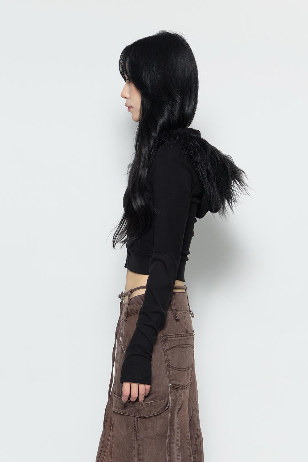 S callifur zip hoodie