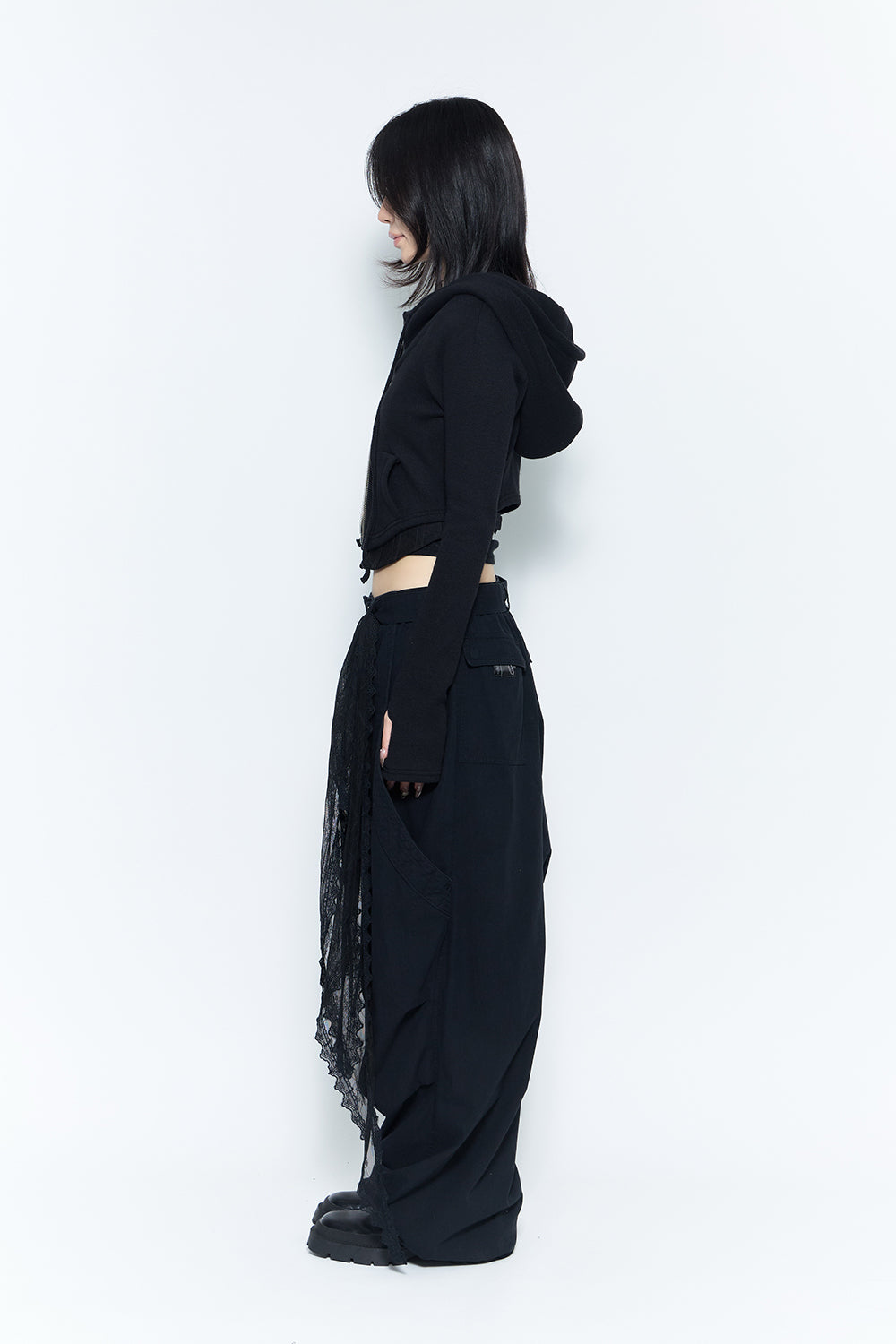 veil cargo pants scarf set