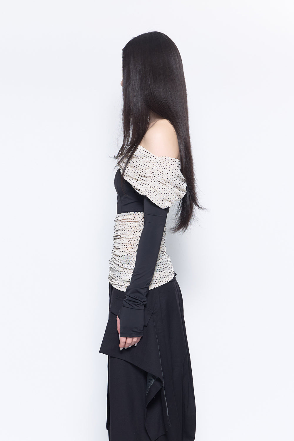 トップス theredthread S dot off shoulder tops THEREDTHREAD / ザレッドスレッド】S dot off shoulder tops