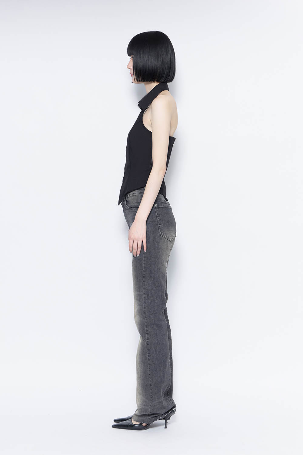 theredthread S straight denim basic Mサイズ THEREDTHREAD / ザレッドスレッド】S flare denim basic