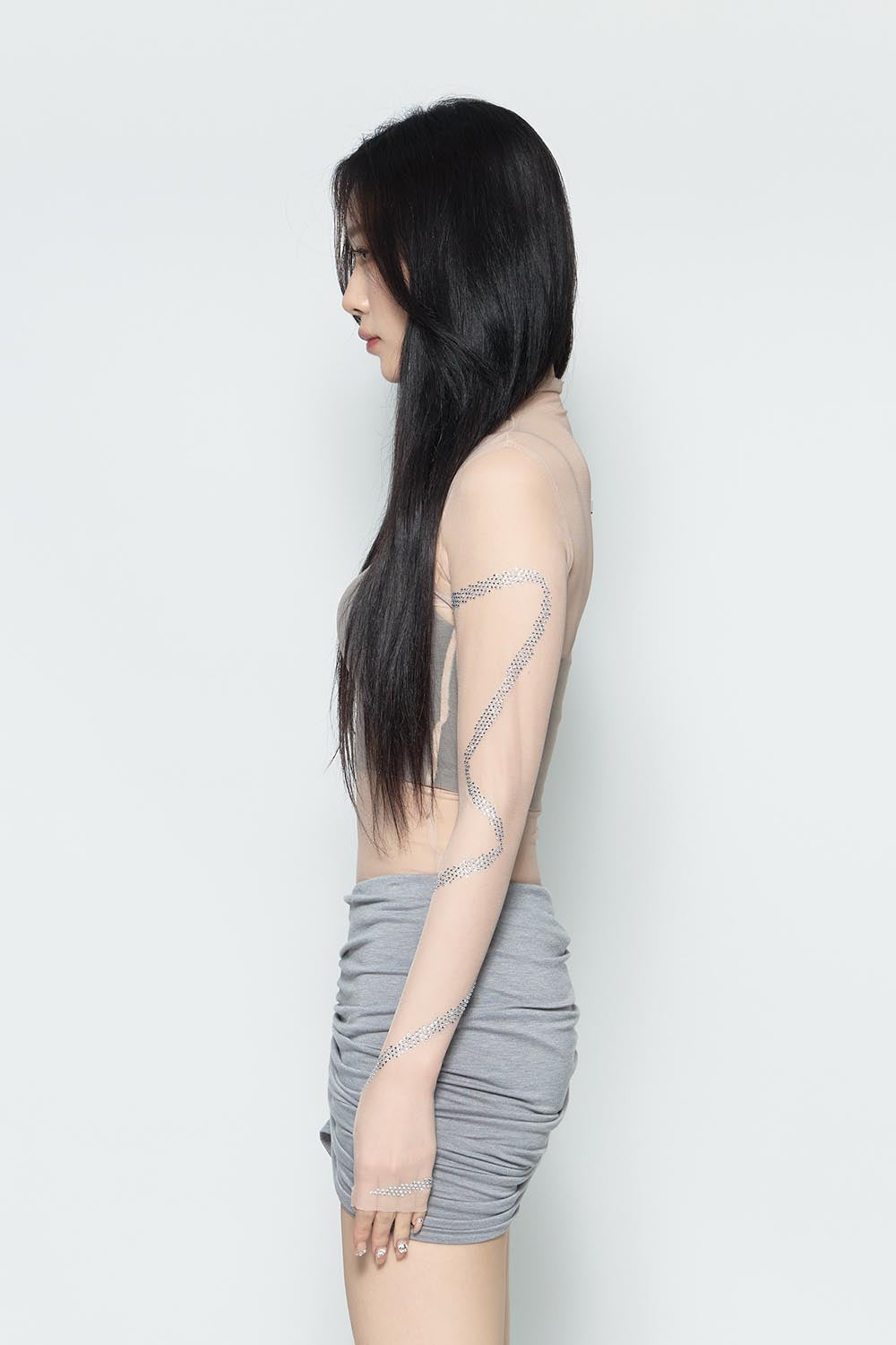 theredthread S ribbon tops tattoo全新 THEREDTHREAD / ザレッドスレッド】S ribbon tops tattoo