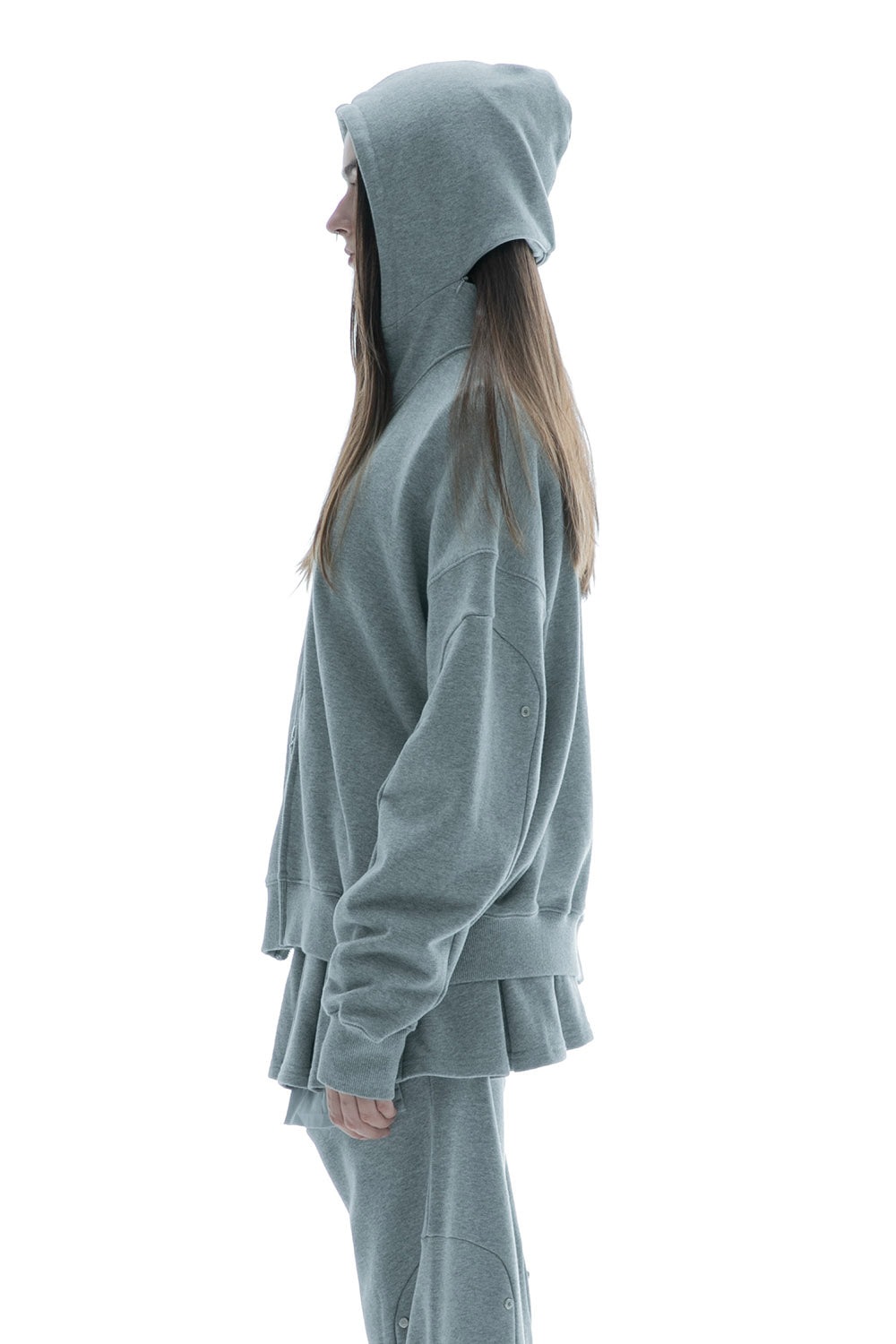 S w zip hoodie long