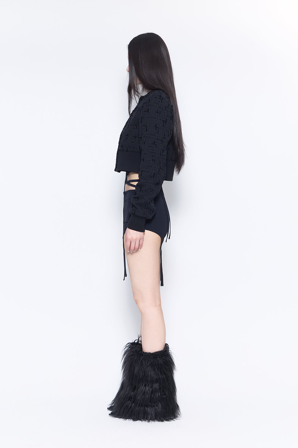 THEREDTHREAD / ザレッドスレッド】S garter bare shorts set