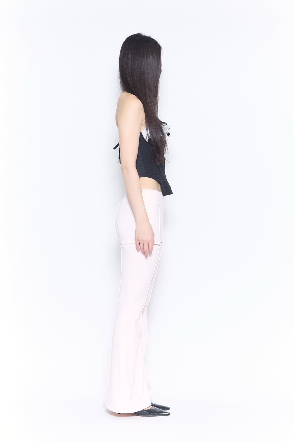 sculpt slit pants