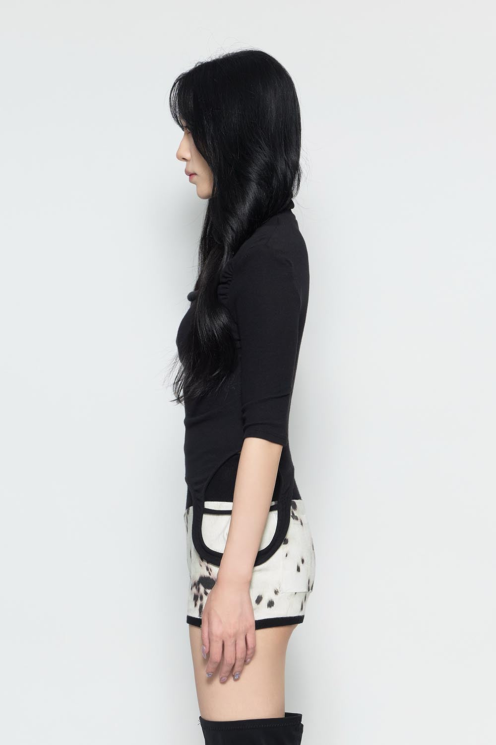 トップス theredthread S loop drape tops white WHITE THEREDTHREAD S LOOP DRAPE TOPS