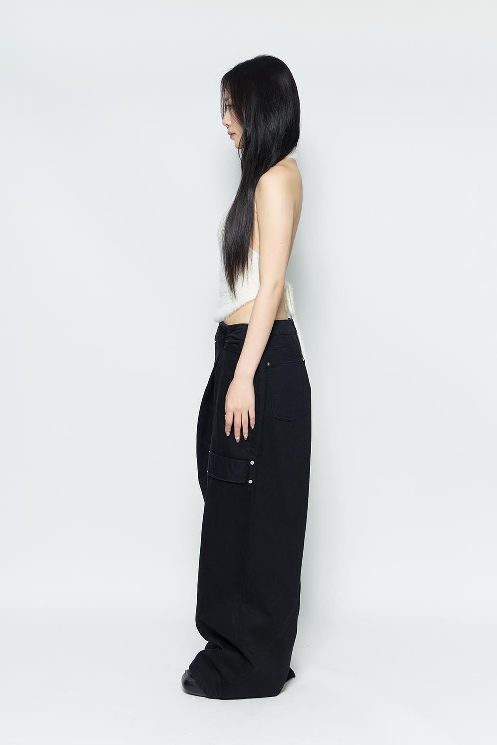 パンツ THEREDTHREAD S tucked denim 1 THEREDTHREAD / ザレッドスレッド】S tucked denim 1