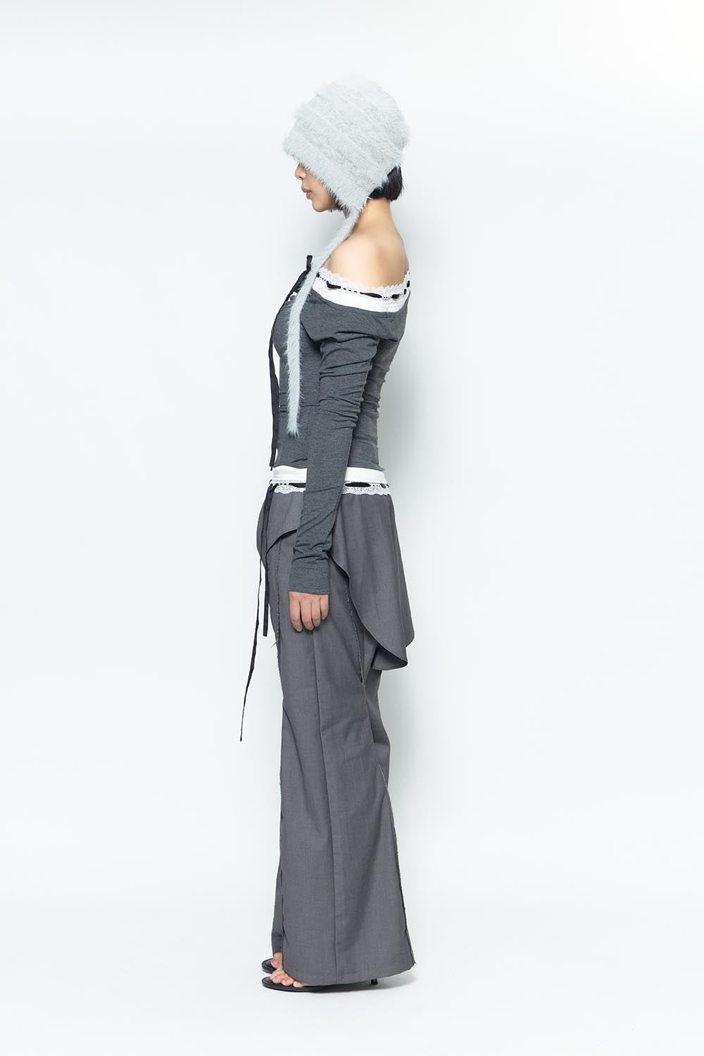 S drape tail pants