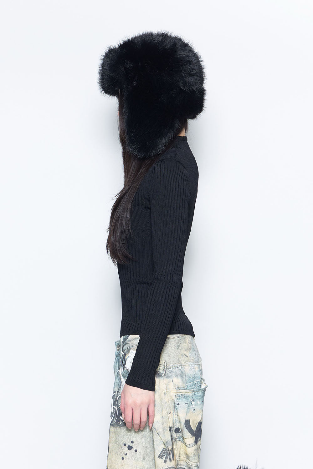 THEREDTHREAD / ザレッドスレッド】S fitted knit tops