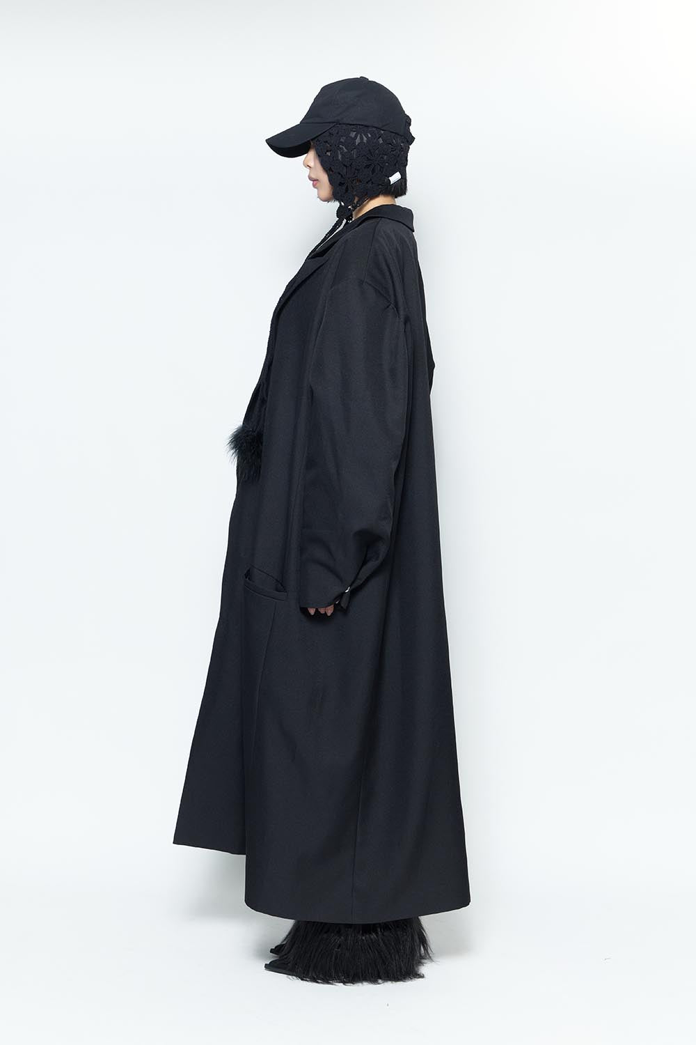 S maxi tailored coat