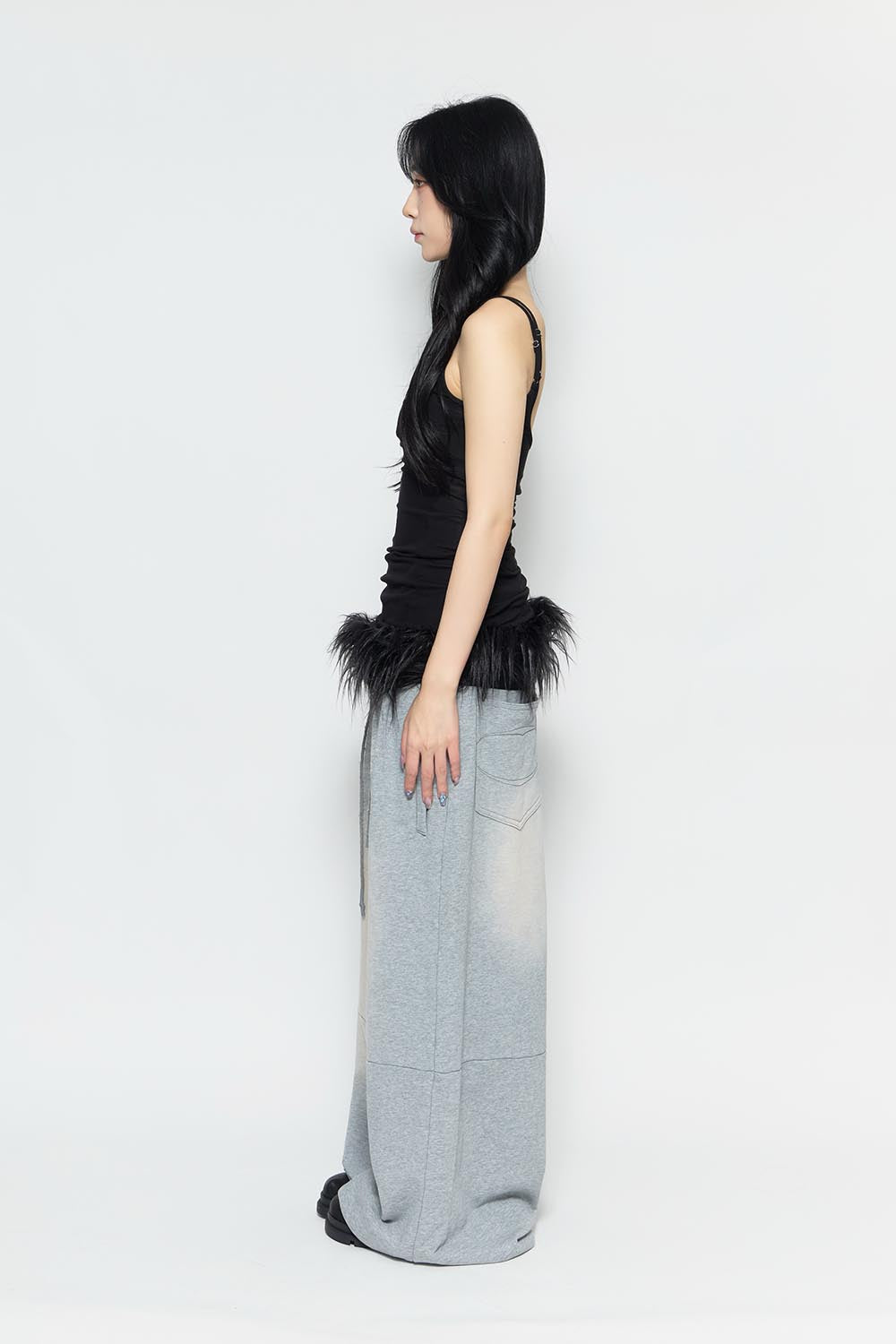 S layered fluff dress mini