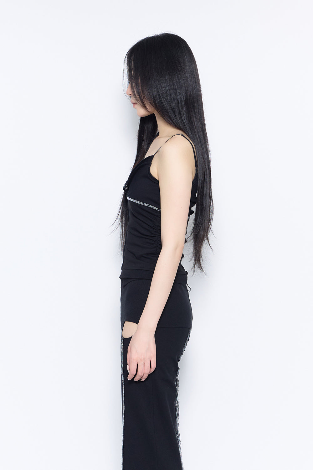 layered eyelet camisole