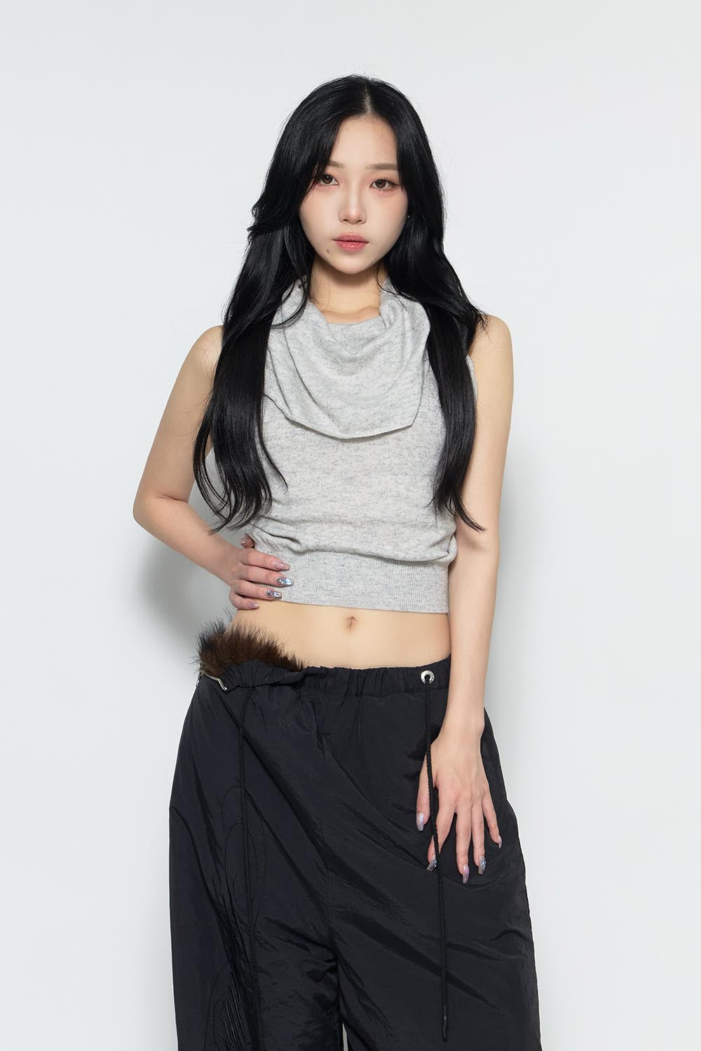 S backless knit tops