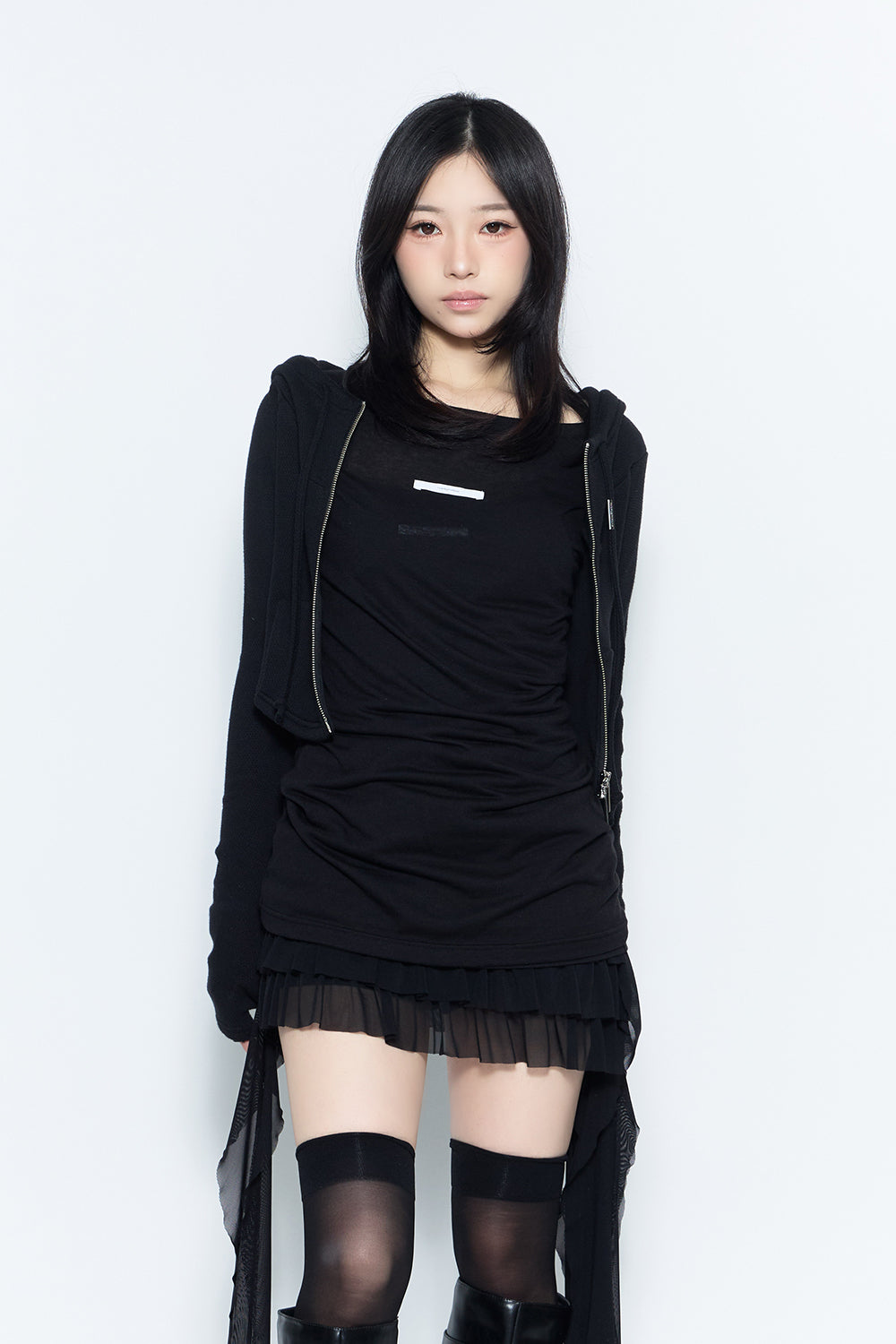 veiled hood hook tops