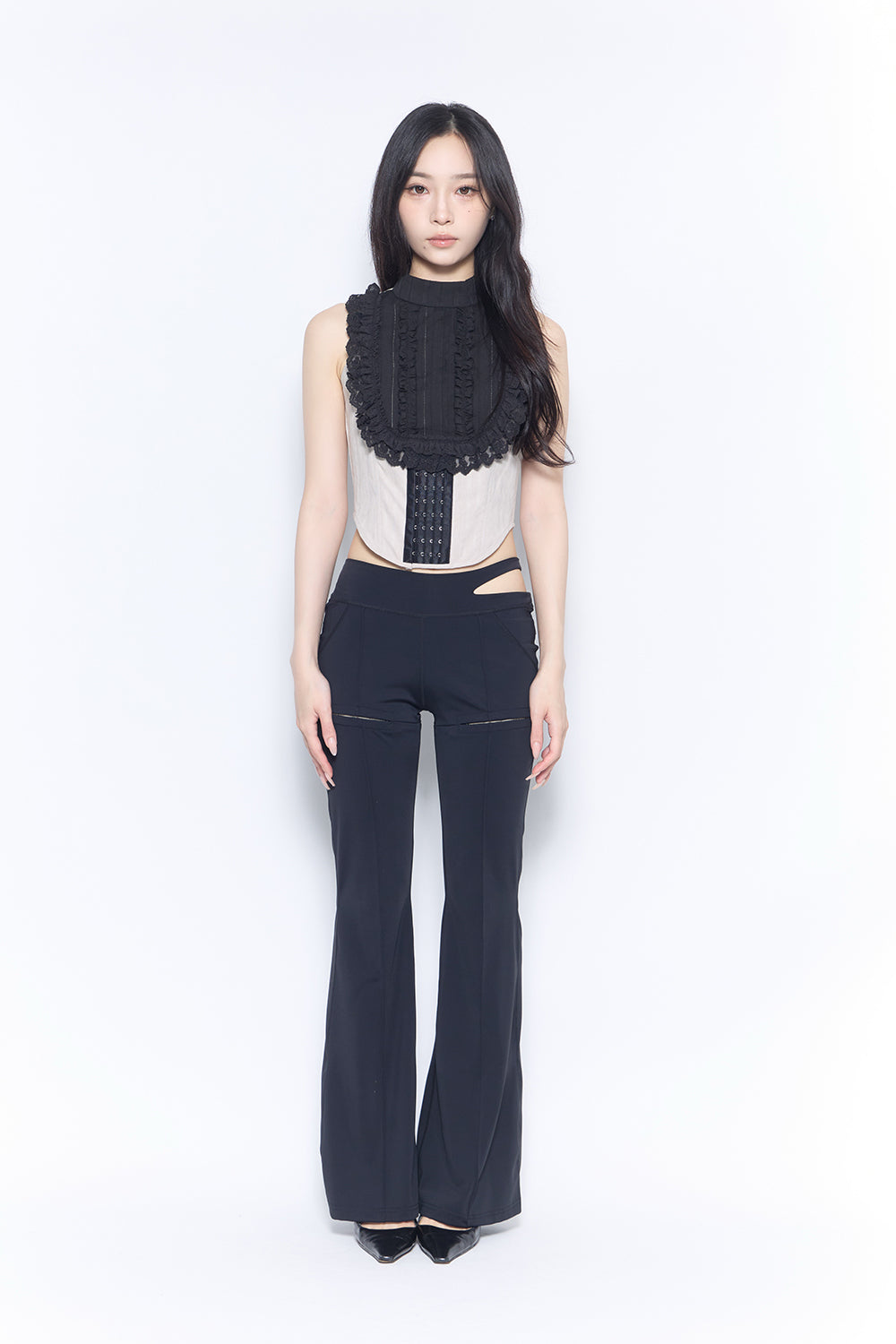 sculpt slit pants