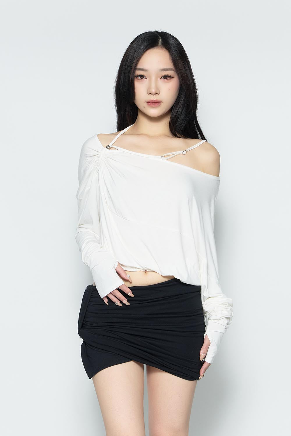 S slouchy strap tops