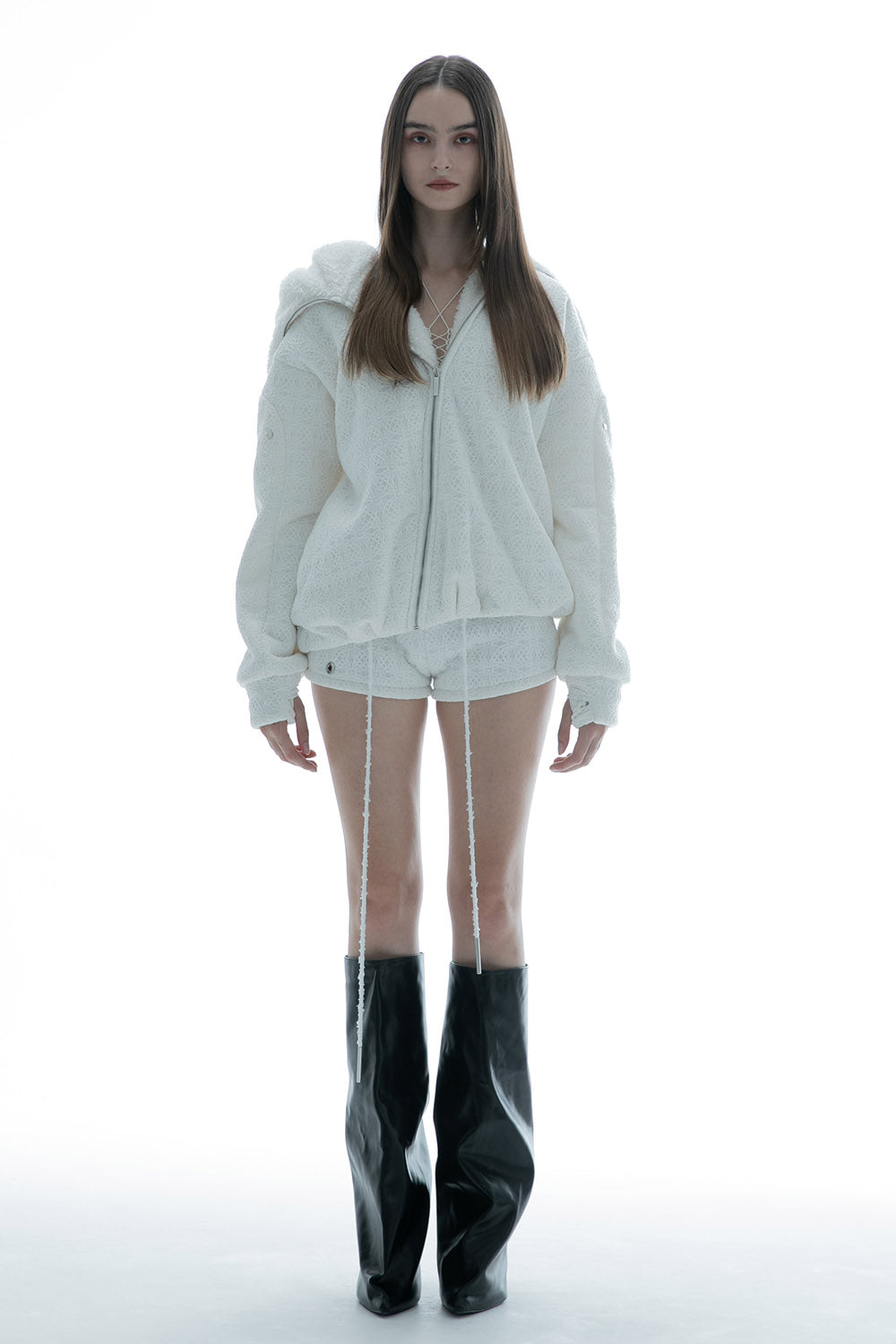 パンツ theredthread S ring biker shorts lace THEREDTHREAD / ザレッドスレッド】S ring biker shorts lace