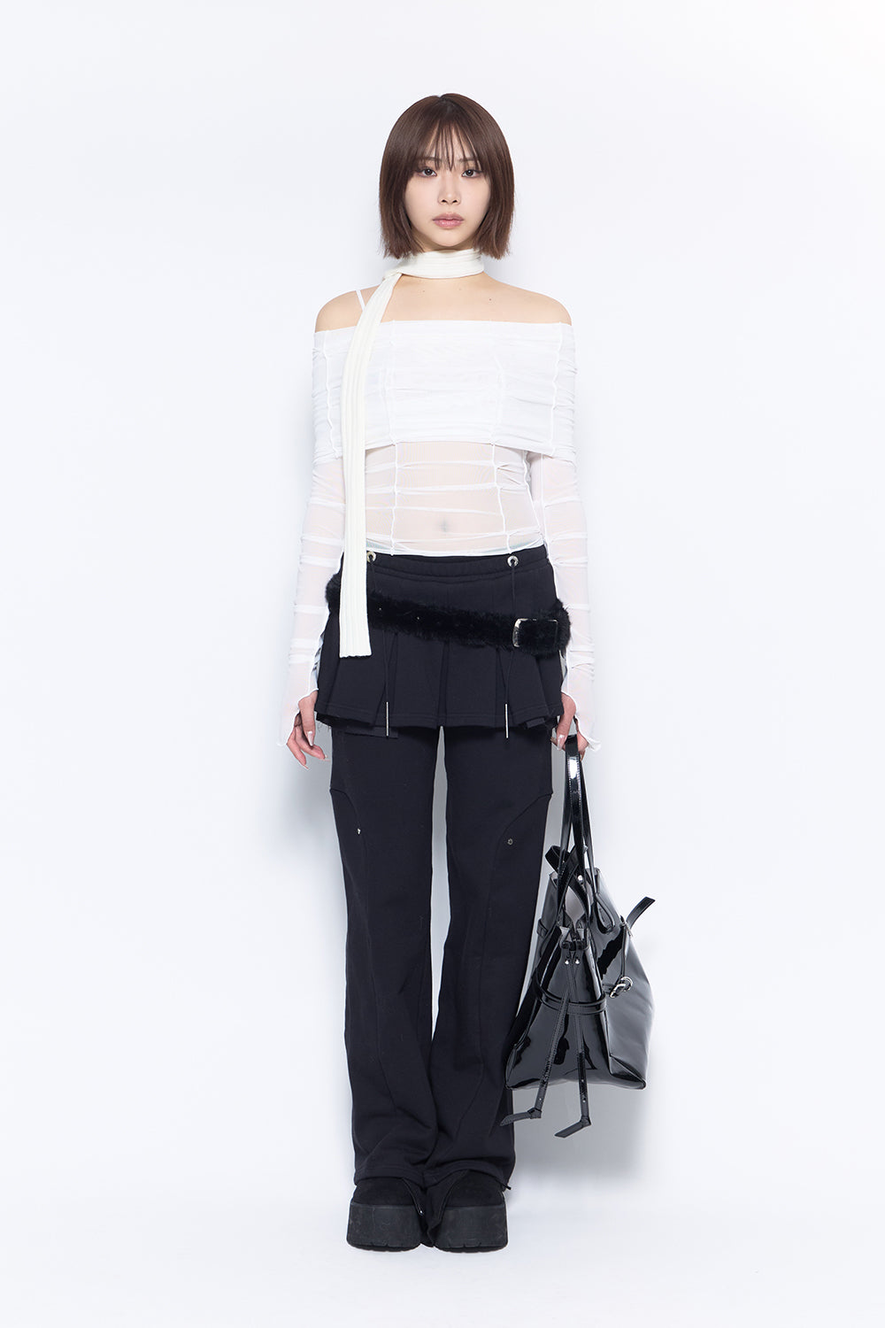 S classic skirt pants sweat