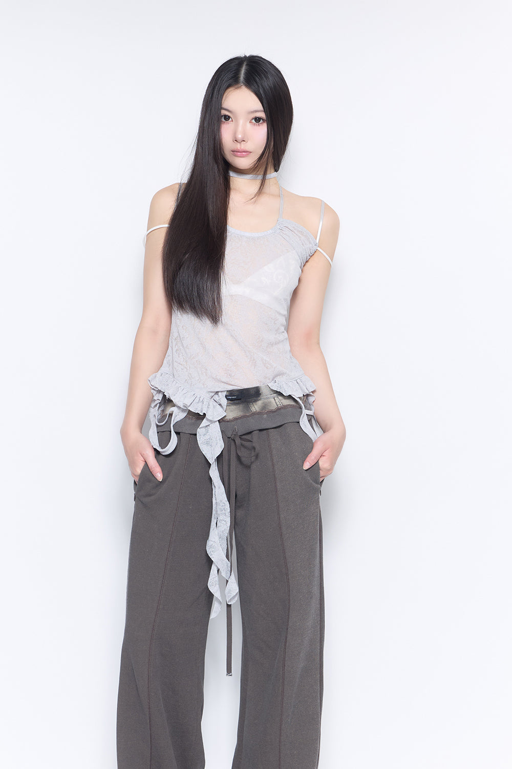 halter tail tops