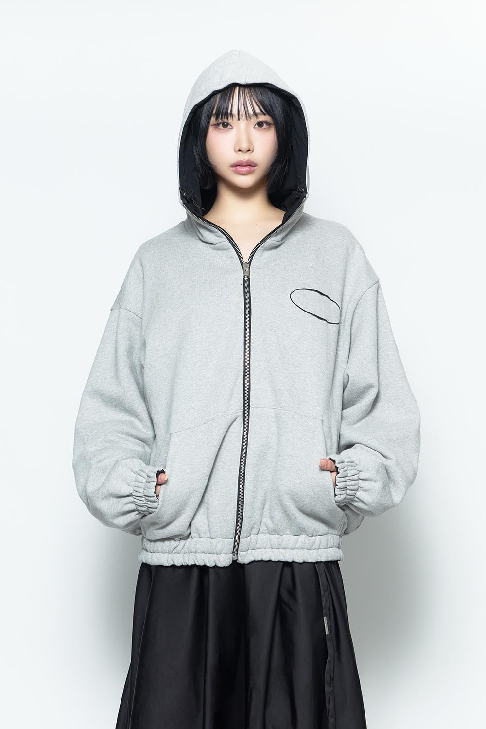 S flip nylon jacket