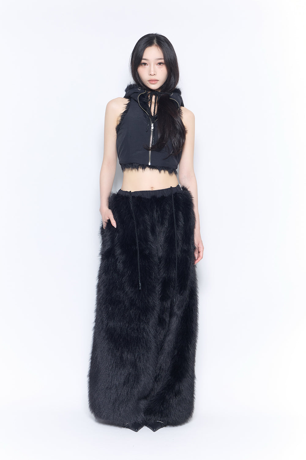 flip fur pants
