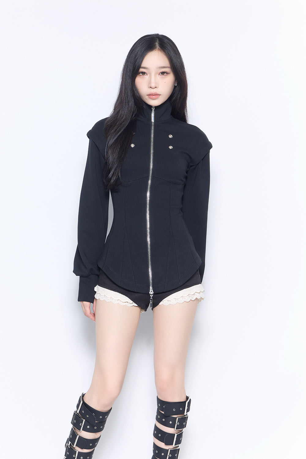 corset fit jacket