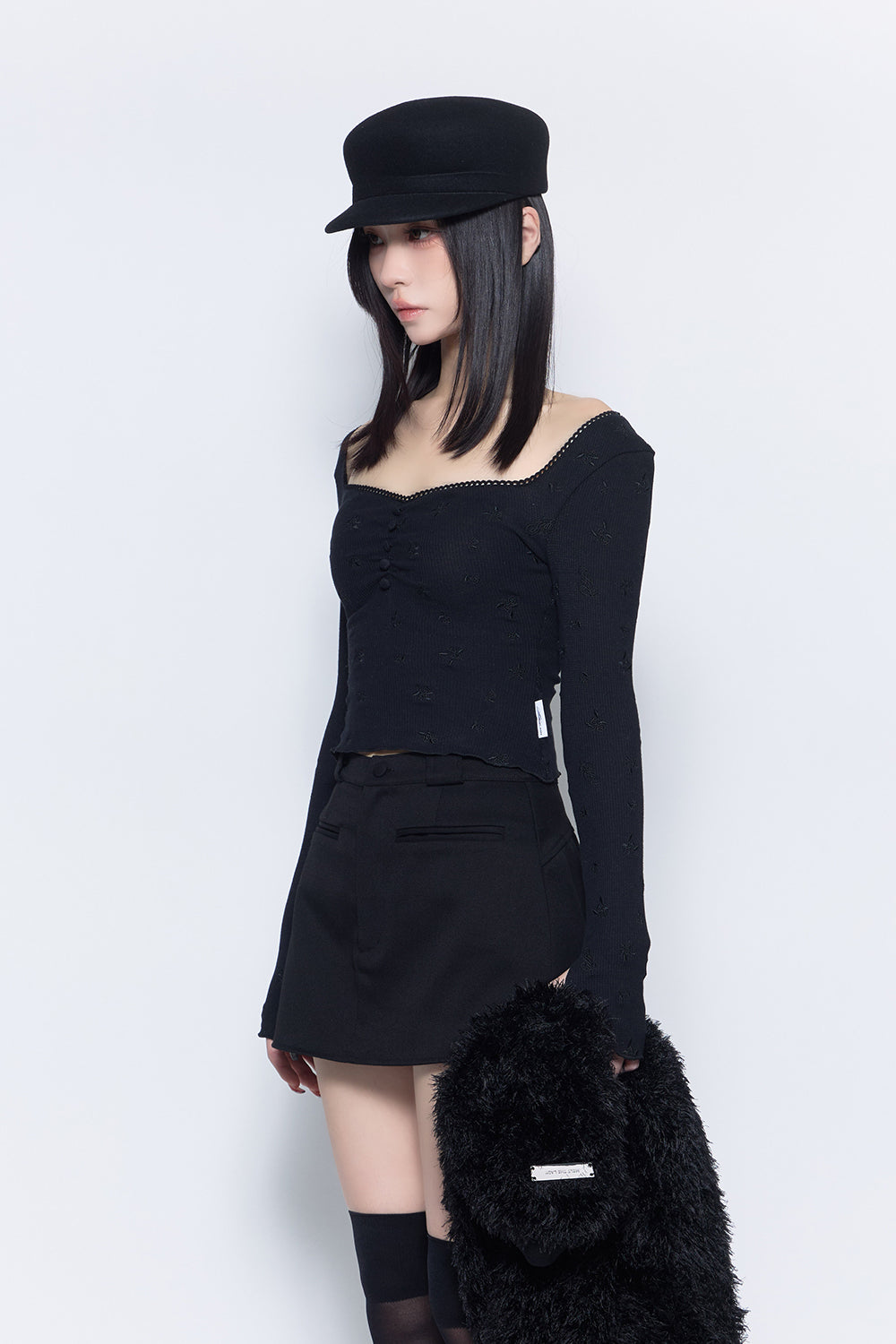 embroidery thermal tops