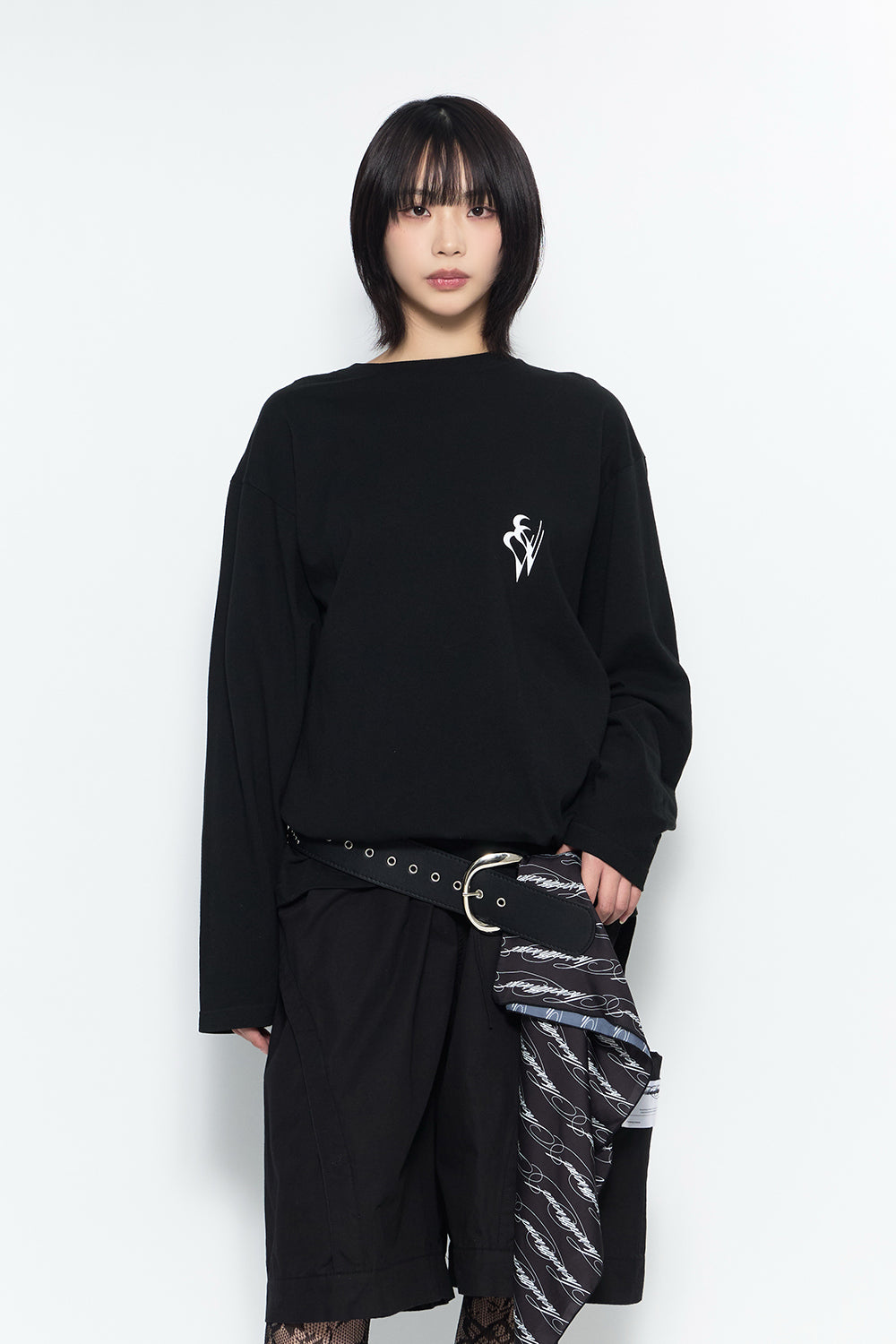 symbol big L/S T-shirt