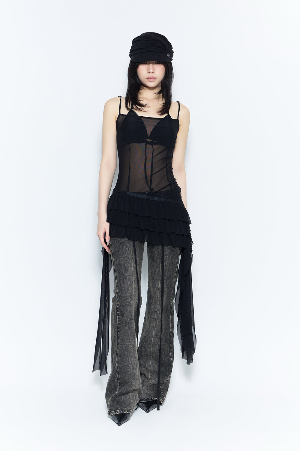corded fit denim
