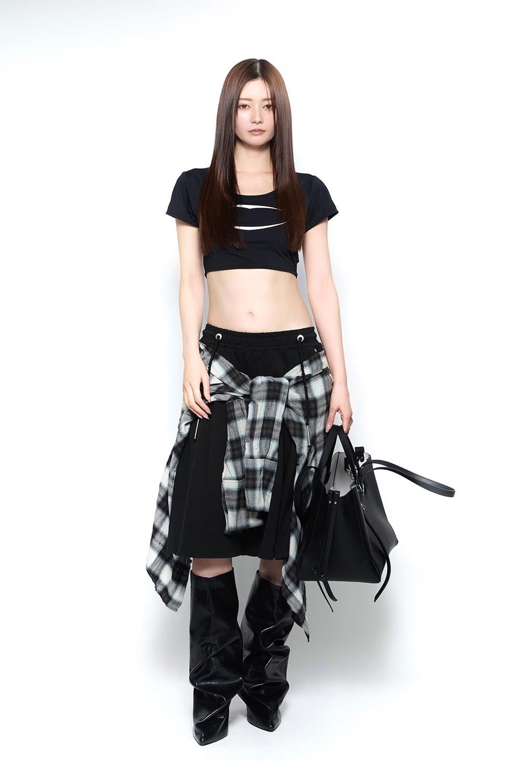 トップス THEREDTHREAD S over shirt bug check THEREDTHREAD / ザレッドスレッド】S over shirt bug check
