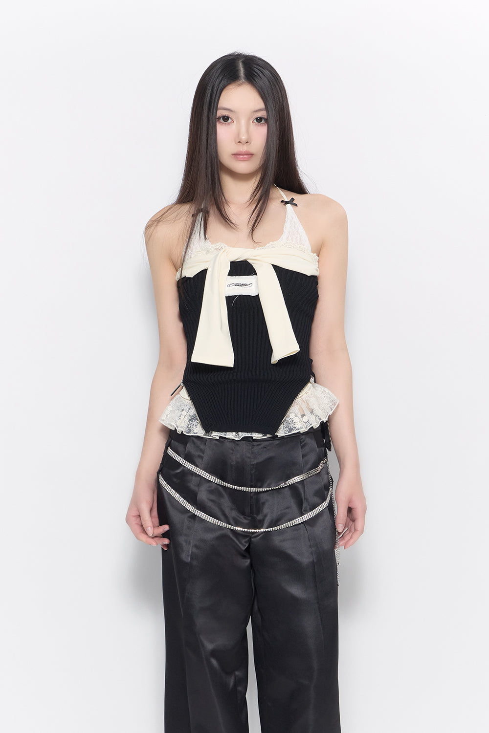 THEREDTHREAD / ザレッドスレッド】layered knot tops