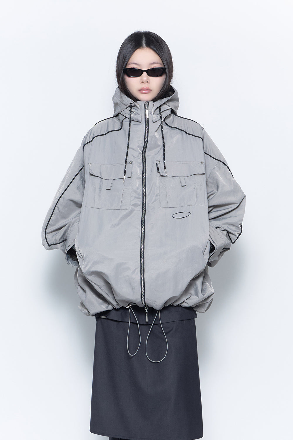 nylon jacket heart