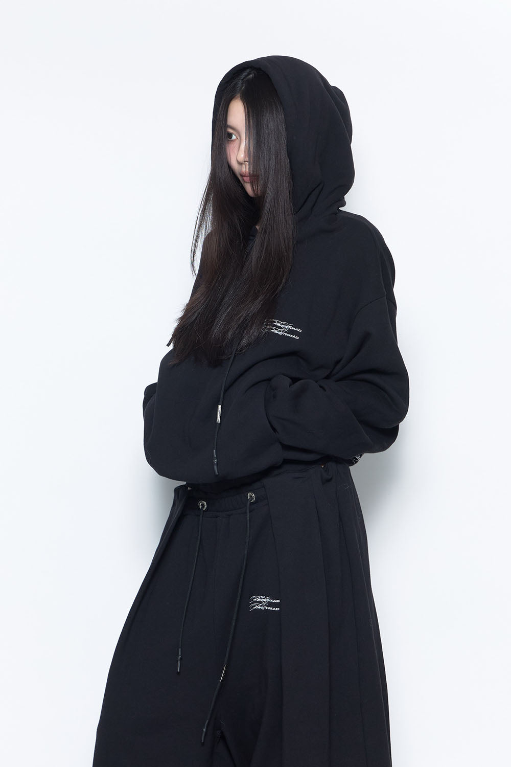 S logo pullover hoodie