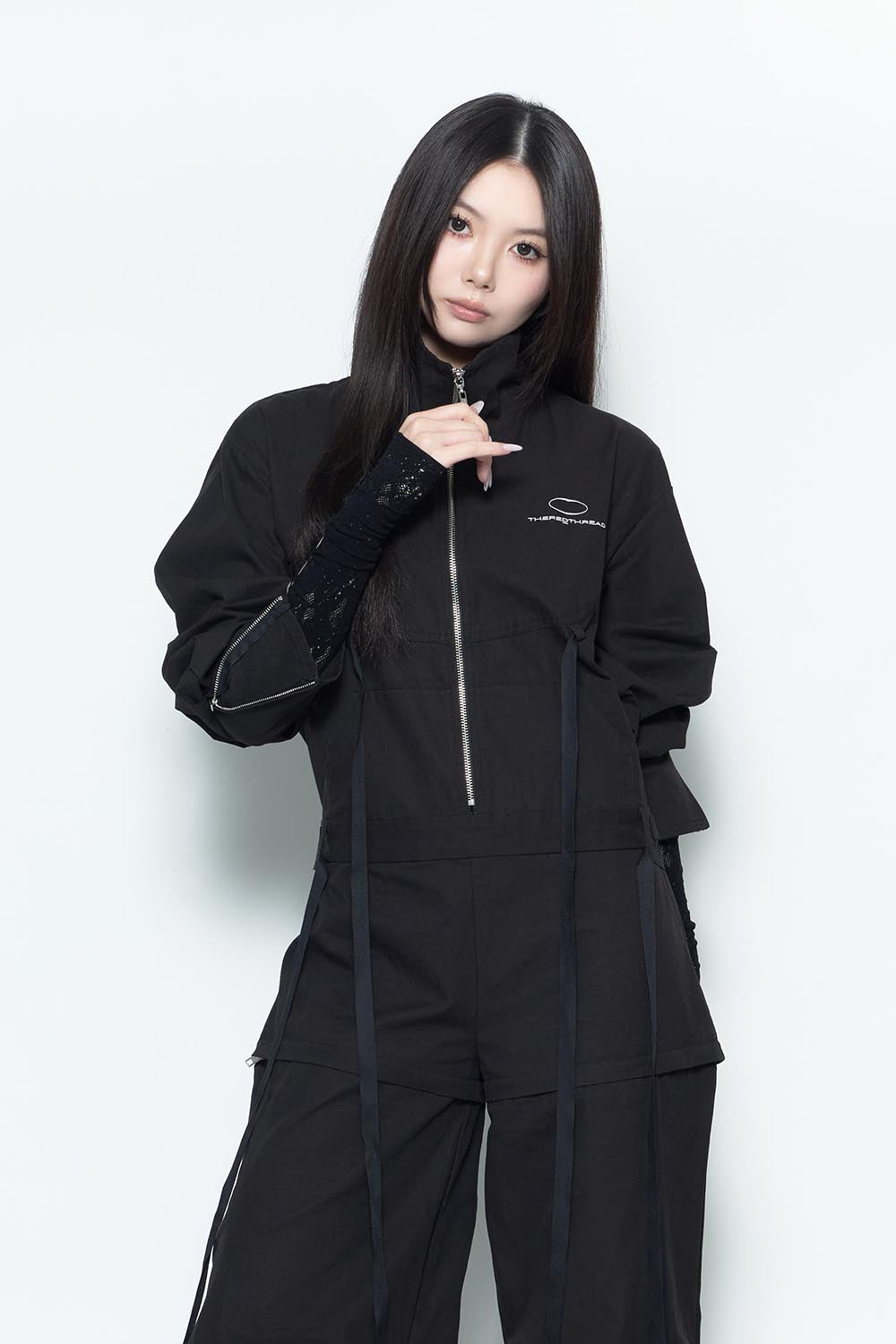 THEREDTHREAD / ザレッドスレッド】S ruched sculpt body lace