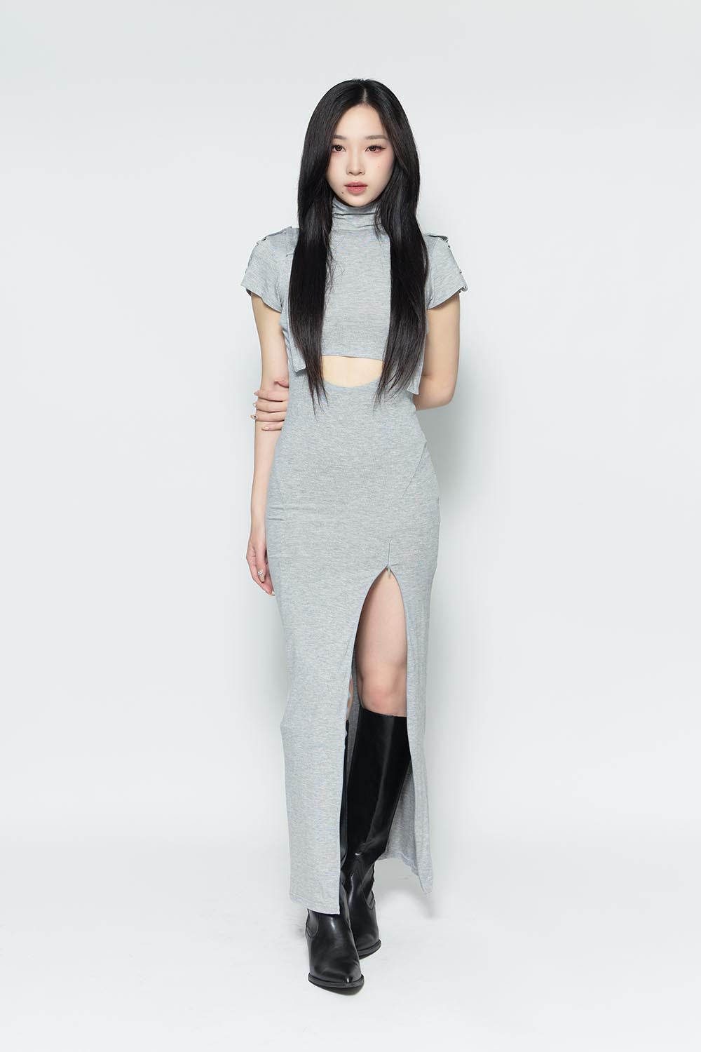 ワンピース theredthread S shoulder harness dress THEREDTHREAD / ザレッドスレッド】S shoulder harness dress