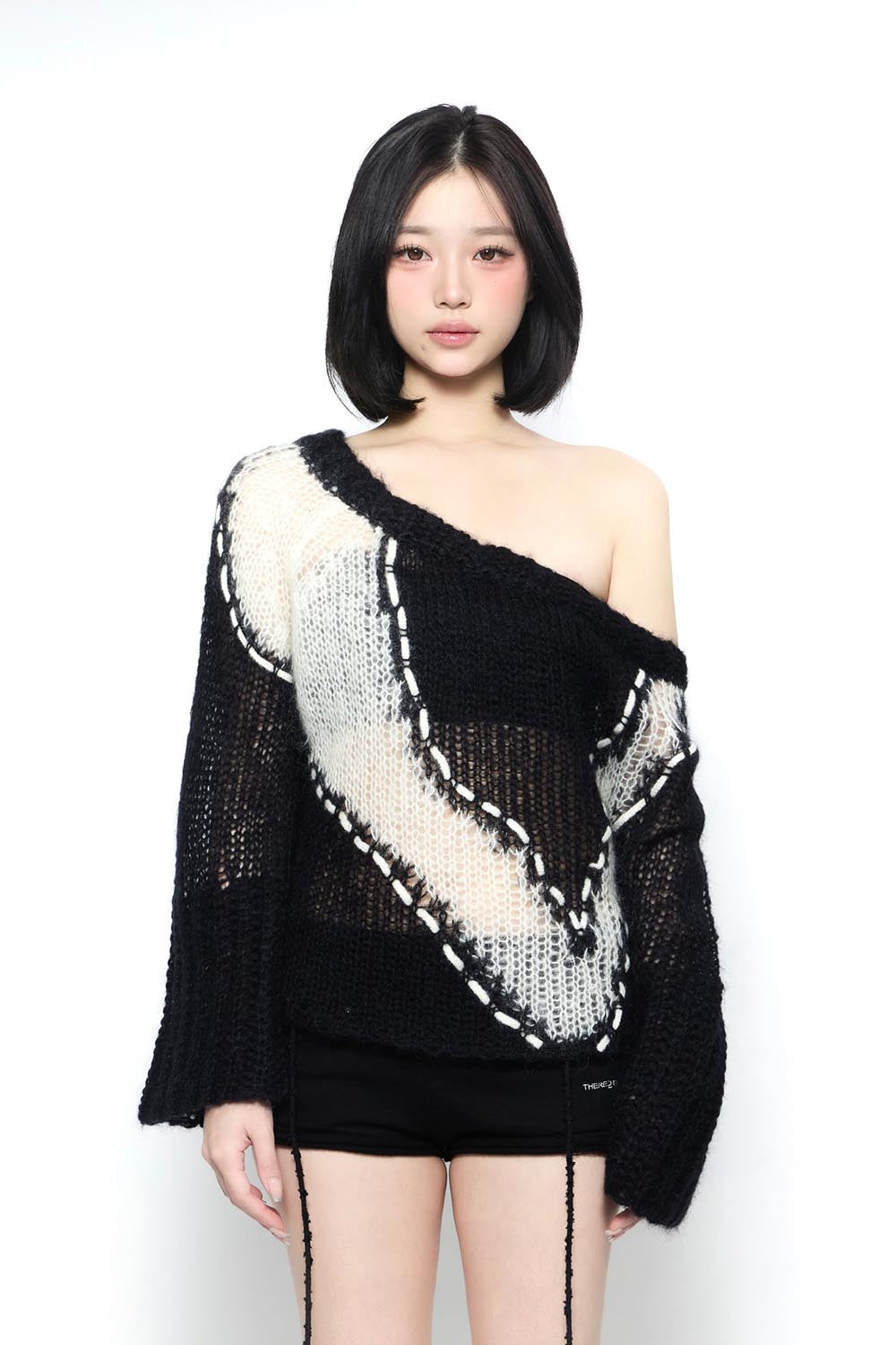 THEREDTHREAD / ザレッドスレッド】S big symbol knit