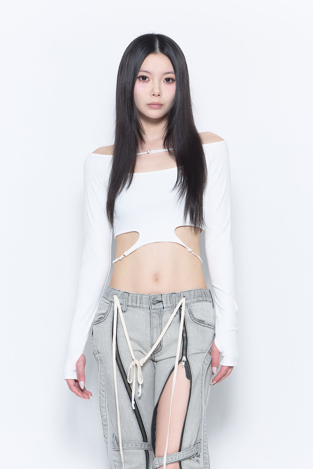 cutout tops cropped