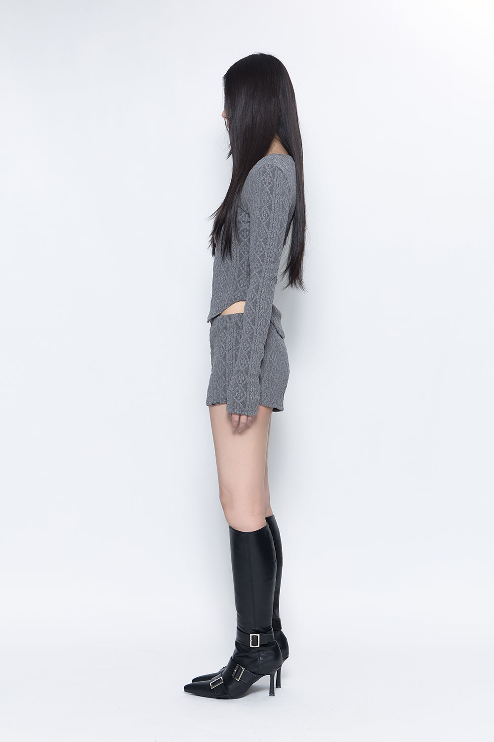 S cable knit ensemble