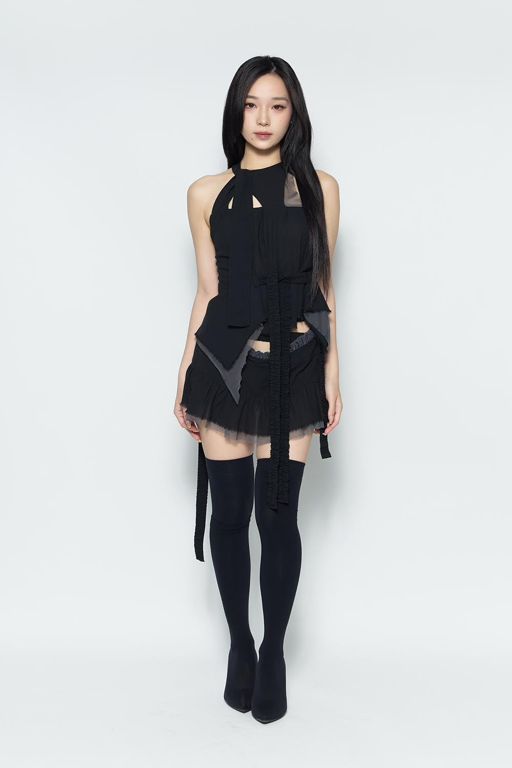 S flow frill skirt