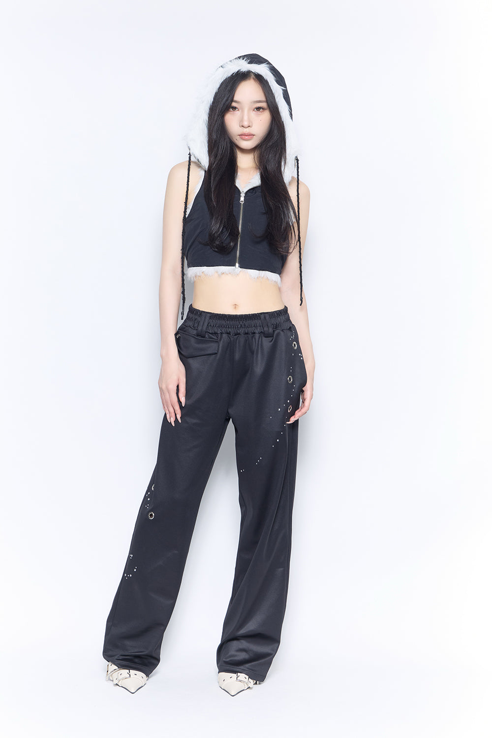 eyelet sweat pants