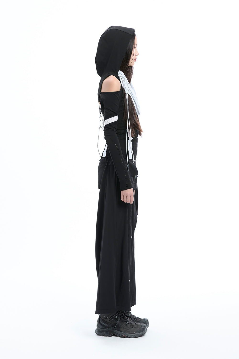 THEREDTHREAD / ザレッドスレッド】G tech magnet skirtpants