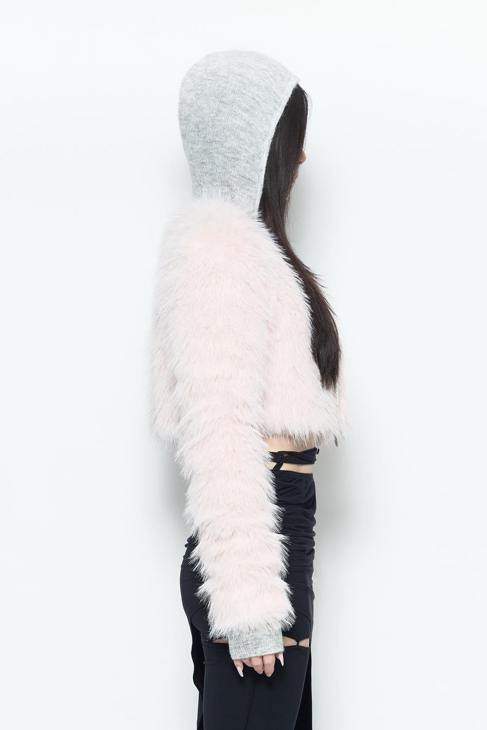 S fur jacket short