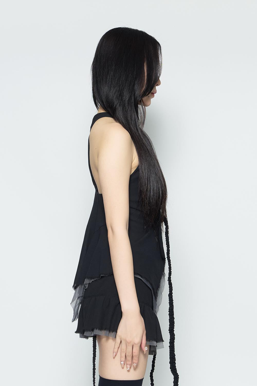 トップス theredthread S halter flow tops THEREDTHREAD / ザレッドスレッド】S halter flow tops