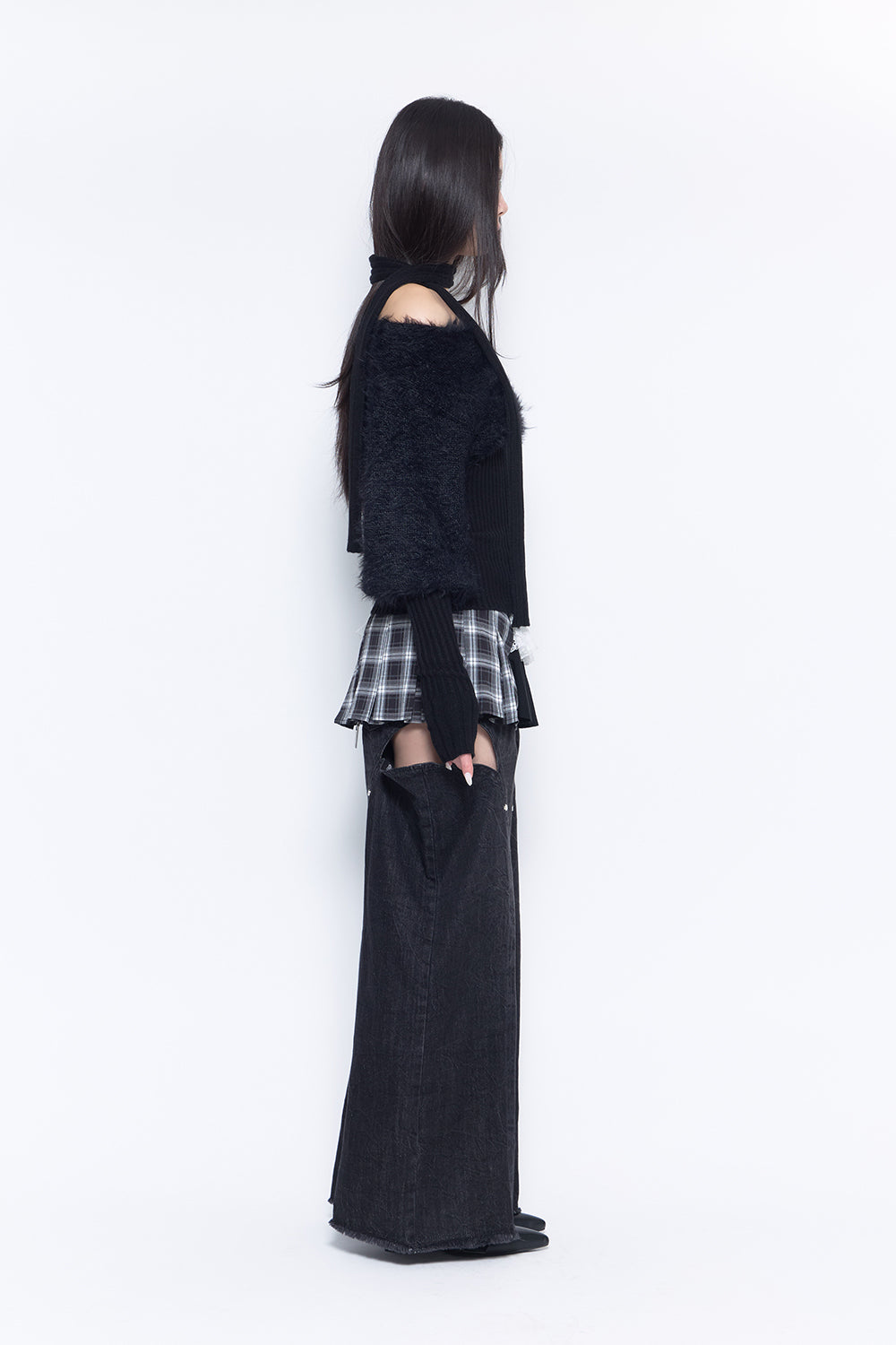 S half mini skirt bug check