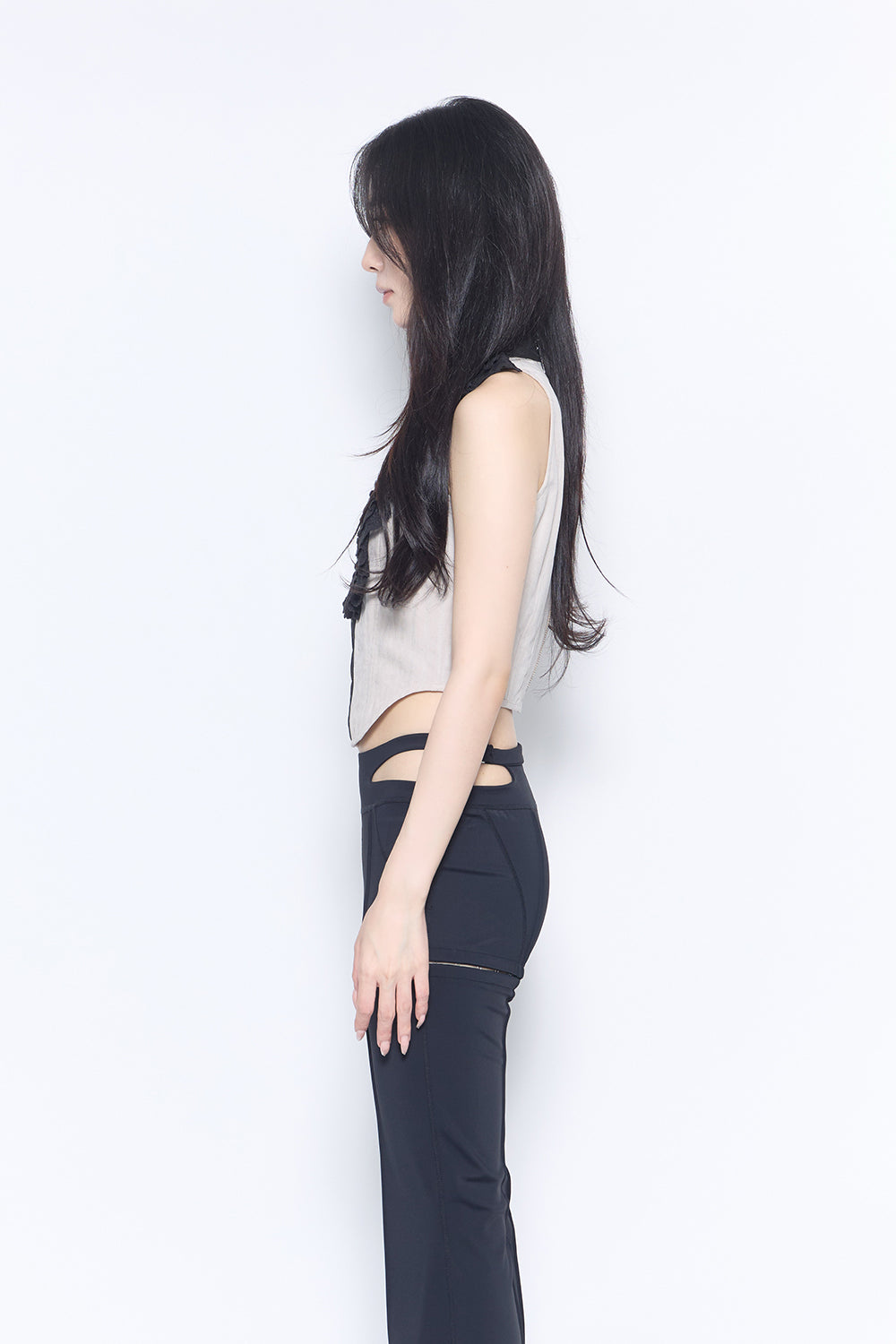 bib corset blouse