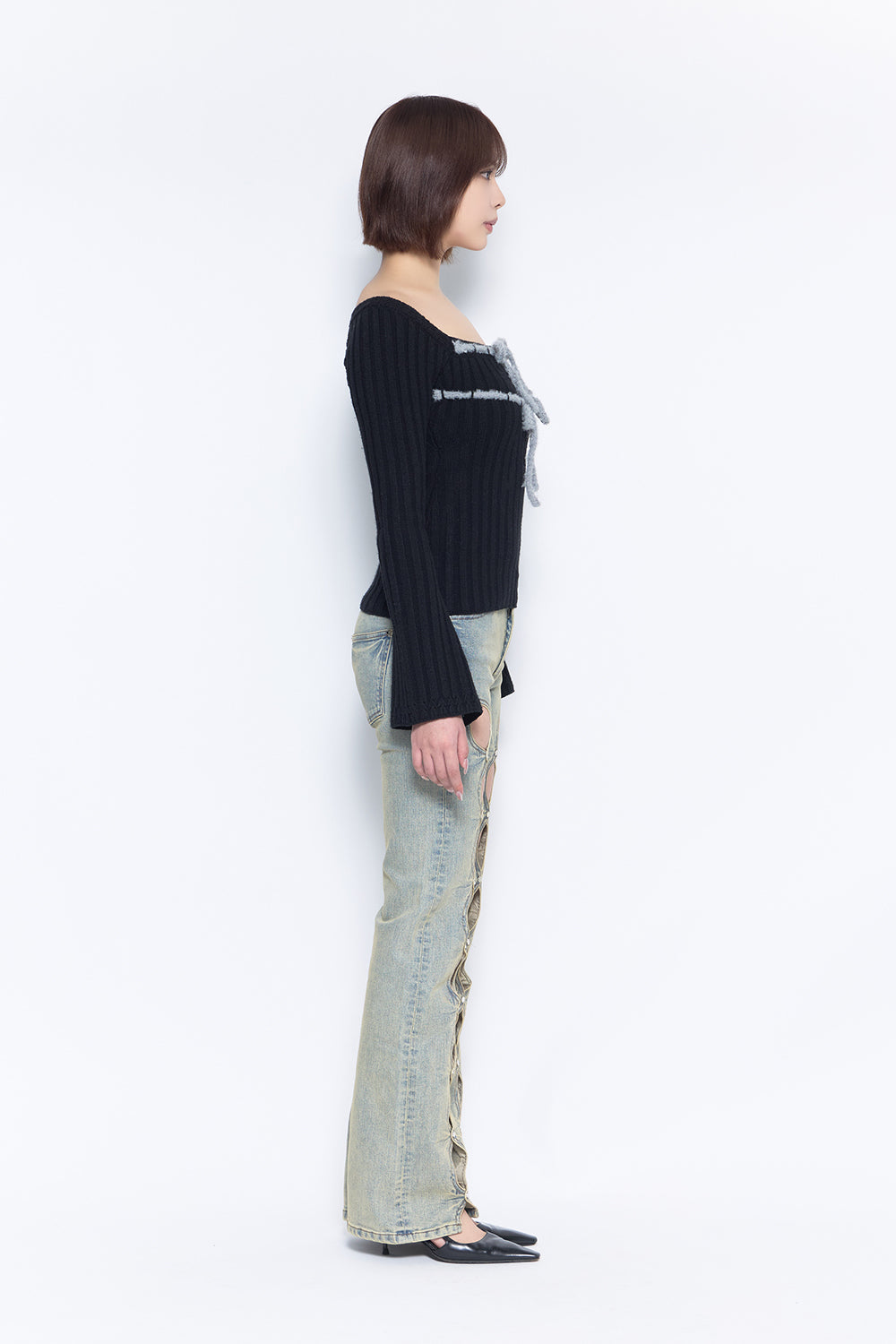THEREDTHREAD / ザレッドスレッド】S cutting denim 1