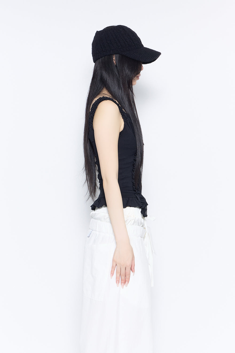 frill corset tops