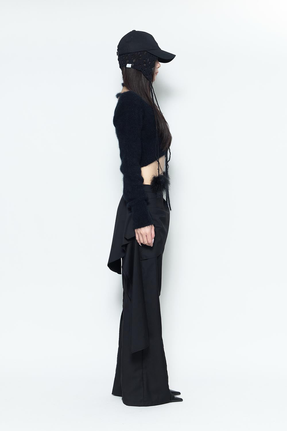 S drape tail pants