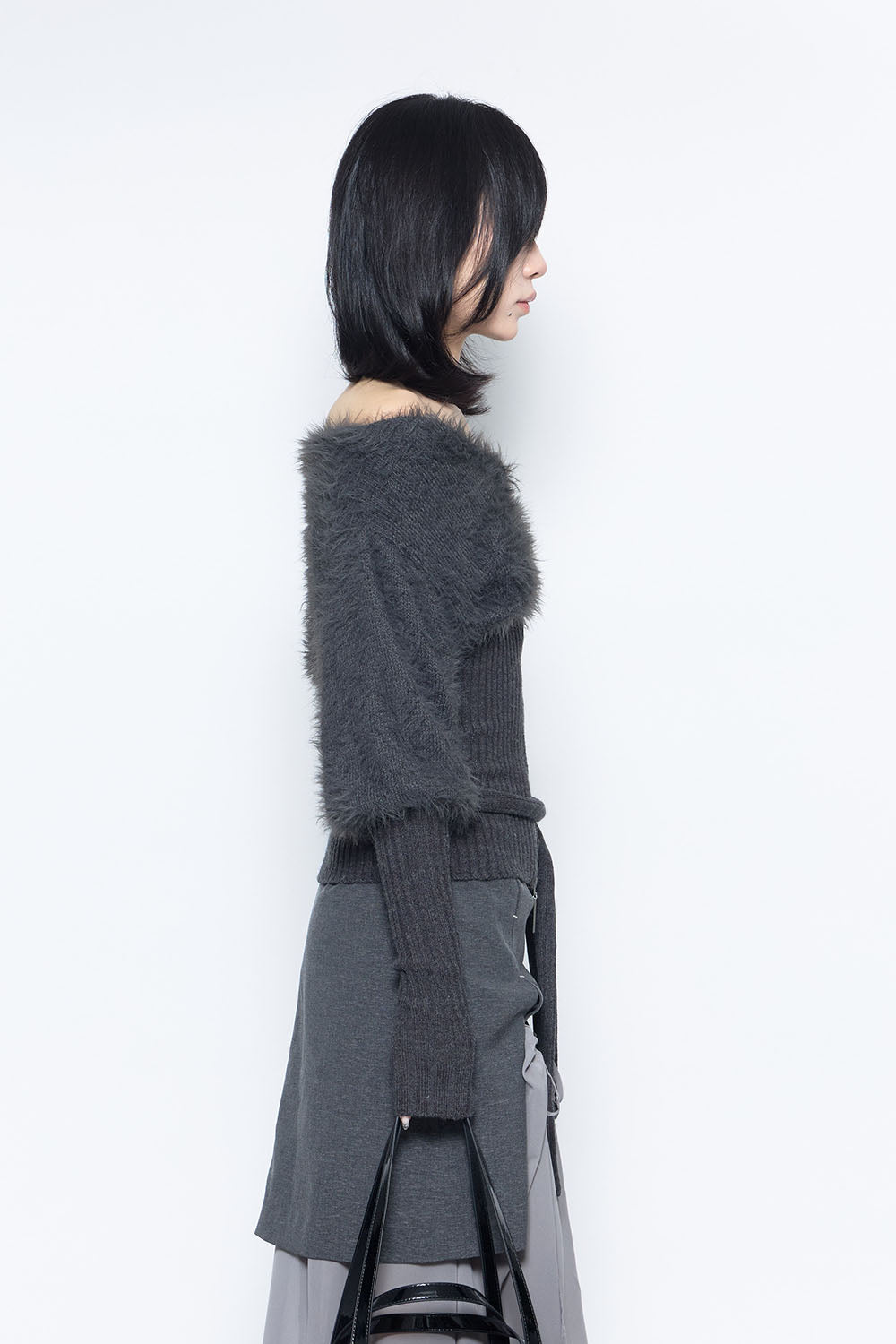 THEREDTHREAD / ザレッドスレッド】S contrast zip knit